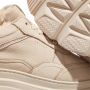 Copenhagen Shoes Nabuc Teddy Dames Plateau-Sneaker met Echt Bontvoering Beige Dames - Thumbnail 5