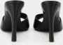 Coperni Sandalen Logo Mules Black Leather in zwart - Thumbnail 1