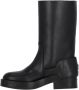 Courrèges Boots Americana Strappy Boots In Black Hammered Leather in zwart - Thumbnail 2