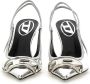 Diesel Zilveren Spiegeleffect Pumps Gray Dames - Thumbnail 2