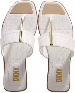 DKNY Sandalen Deja Flat Thong Sandal 5Mm in white