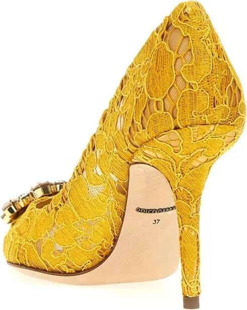 Dolce&Gabbana Hoge hakken 'Bellucci' Pumps in geel