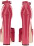 Dolce&Gabbana Hoge hakken Glossy Leather Platform Pumps in roze - Thumbnail 1