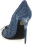 Dolce&Gabbana Hoge hakken 'Lollo' Pumps in blauw - Thumbnail 1