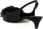 Dolce & Gabbana Zijden slingback pumps met strikdetail Black Dames - Thumbnail 2