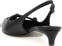 Dolce & Gabbana Zwarte Leren Slingbacks Puntige Neus Black Dames - Thumbnail 2
