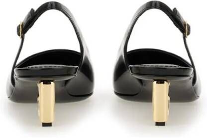 Dolce&Gabbana Hoge hakken Patent Leather Slingback in zwart