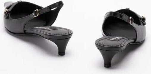 Dolce&Gabbana Hoge hakken Pointed Toe Slingbacks in zwart