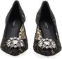 Dolce&Gabbana Hoge hakken Pumps With Crystals in zwart - Thumbnail 1