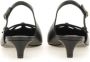 Dolce&Gabbana Hoge hakken Tassel Slingback Shoe in zwart - Thumbnail 1