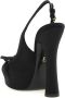 Dolce&Gabbana Hoge hakken 'Vally' Slingback in zwart - Thumbnail 1