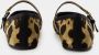 Dolce&Gabbana Leopard Print Cotton Ballerinas With Delicate Inst in bruin - Thumbnail 2