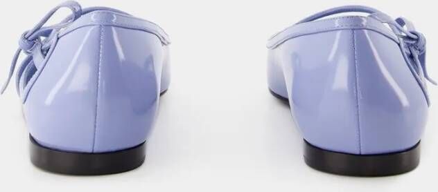 Dolce&Gabbana Ballerinas Leather Blue in blauw
