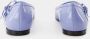 Dolce & Gabbana Blauwe Kalfsleren Slip-On Ballerina's Blue Dames - Thumbnail 2