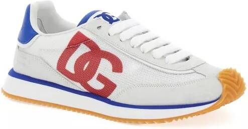 Dolce&Gabbana Low-Top Sneakers Dames Cushion Sneaker Wit Multi in meerkleurig