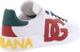 Dolce&Gabbana Low-Top Sneakers Dames Portofino Sneaker DGLogo Multi in wit - Thumbnail 2