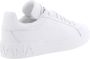 Dolce & Gabbana Witte Leren Sneakers met Ingegraveerd Logo White Dames - Thumbnail 2