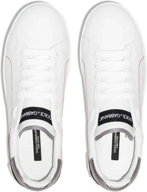 Dolce&Gabbana Low-Top Sneakers Portofino Sneakers in wit