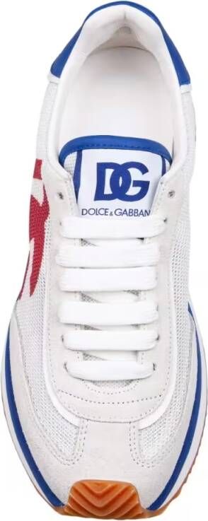 Dolce & Gabbana Multicolor Sneakers Puntige Neus Vetersluiting DG Logo - Foto 3