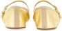 Dolce&Gabbana Mordoré Nappa Ballerina in goud - Thumbnail 1