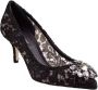 Dolce&Gabbana Pumps & high heels Decollete Pizzo Bellucci Charmant + Raso Nero in zwart - Thumbnail 2