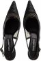 Dolce & Gabbana Lollo Pumps Dames Semi-transparante Leren Schoenen Black Dames - Thumbnail 2