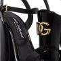 Dolce&Gabbana Pumps & high heels Polished Calfskin Platform Sandals in zwart - Thumbnail 2