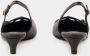 Dolce & Gabbana Zwarte Leren Slingbacks Puntige Neus Black Dames - Thumbnail 2