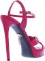 Dolce&Gabbana Sandalen Dames Happy Garden in poeder roze - Thumbnail 2