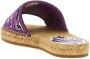 Dolce&Gabbana Sandalen Embroidery Espadrilles in paars - Thumbnail 1