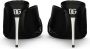 Dolce & Gabbana Zwarte Satijnen Sandalen Elegant Ontwerp Black Dames - Thumbnail 2