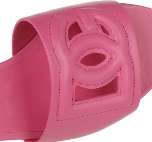 Dolce&Gabbana Sandalen *gesperrt*Logo Slides in pink