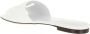 Dolce & Gabbana Ronde Neus Slides van Kalfsleer White Dames - Thumbnail 2