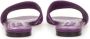 Dolce&Gabbana Sandalen Purple Slide Sandal With Intricate Embroidery in paars - Thumbnail 1