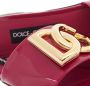 Dolce&Gabbana Sandalen Shiny Calfskin Mules With DG Logo in roze - Thumbnail 2