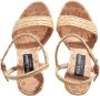Dolce&Gabbana Sandalen Woven Raffia Platform Sandals in beige - Thumbnail 1