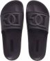 Dolce&Gabbana Slippers Rubber Bathing Slipper With DG Logo in zwart - Thumbnail 3