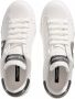 Dolce & Gabbana Witte Leren Sneakers Ronde Neus Vetersluiting White Dames - Thumbnail 3