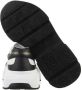 Dolce & Gabbana Chique Zwarte en Witte Leren Sneakers White Dames - Thumbnail 2
