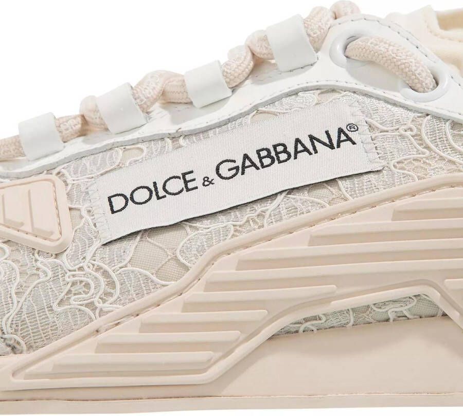 Dolce&Gabbana Sneakers Mixed-Materials N21 Slip-On Sneakers in beige