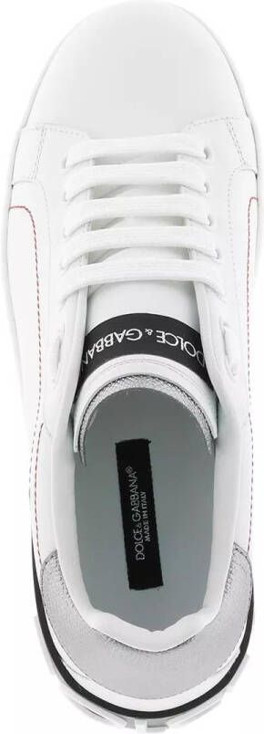 Dolce & Gabbana Portofino leren sneakers Wit - Foto 2