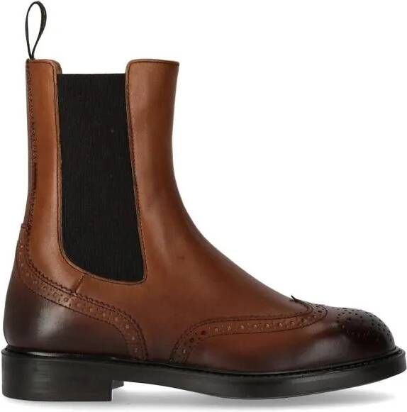 Doucal's Boots Deco' Brown Chelsea Boot in bruin