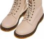 Dr. Martens 1460 PASCAL PARCHMENT BEIGE Volwassenen VeterlaarzenHalf-hoge schoenen Wit beige - Thumbnail 2