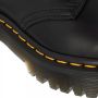 Dr. Martens 1461 Quad Smooth Leather Platform Schoenen Zwart Gepolijst Glad Black Dames - Thumbnail 4