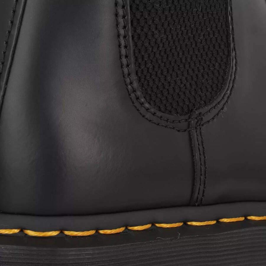 Dr. Martens Zwarte Leren Laarzen met Elastische Inzetstukken Black - Foto 3