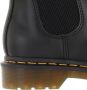 Dr. Martens Klassieke Chelsea-laarzen van glad leer met gele stiksels en AirWair-logo Black - Thumbnail 6