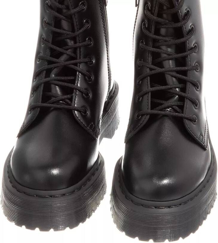 Dr. Martens Eco-leren ritslaarzen zwarte platformszool Black Dames - Foto 6