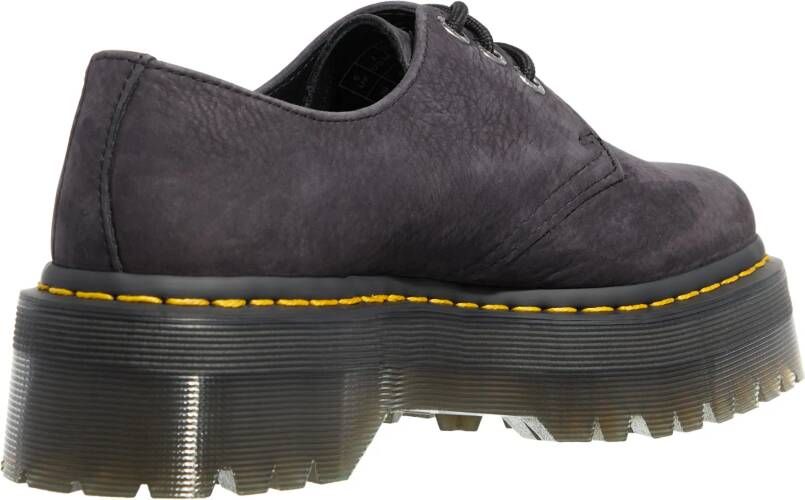 Dr. Martens Loafers 3 Eye Shoe 1461 Quad II in donkergrijs