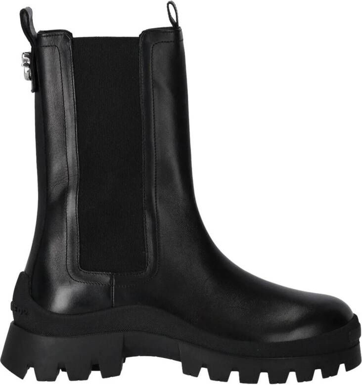 Dsquared2 Enkellaarzen D2 Statement Black Chelsea Boot Black in zwart