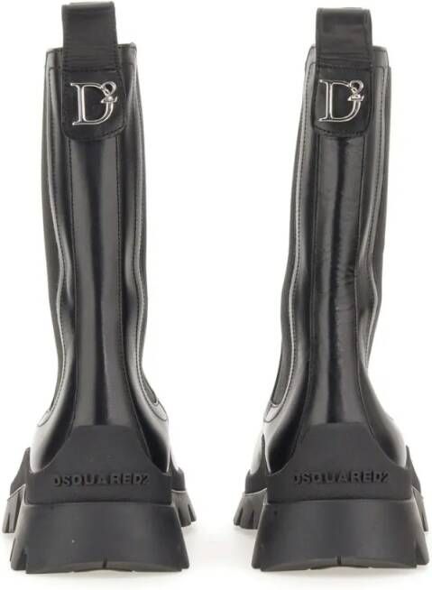 Dsquared2 Boots Leather Boots in zwart